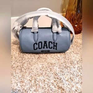 New Coach Lacey Crossbody With Varsity CR206 NWT QB/Cornflower